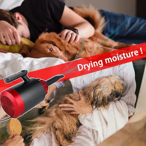 Miniatura 5 de Simple Deluxe Calentador de espacio portátil, calentador de cama y manta para interiores, calentamiento rápido de 3 segundos de 1200 W, soplador