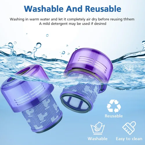 Miniatura 4 de Paquete de 3 filtros HEPA de repuesto para aspiradora Dyson V11 Outsize, V11 Outsize Origin, Outsize, Outsize Plus, Outsize +, Absolute Extra, SV16