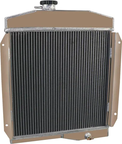 Miniatura 6 de Radiador de aluminio de 3 filas para Jeep Willys 1955-1958 Flathead L4 3.7L V6 V8