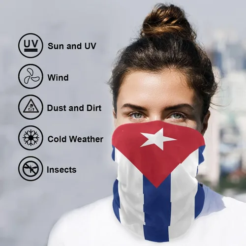Miniatura 6 de UWSG Bandanas de moda para la cabeza, sin costuras, polaina para el cuello, pasamontañas