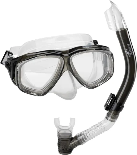 Miniatura 7 de Speedo Máscara de Buceo con Snorkel Unisex para Adultos Anti-empañamiento con Cubierta para la Nariz Serie Adventure