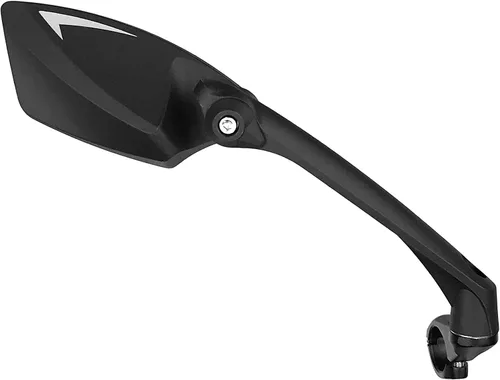 Miniatura 2 de Nueva lente de vidrio resistente a los arañazos, espejo de bicicleta para manillar, espejo retrovisor seguro giratorio, espejo de bicicleta