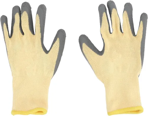 Hilitand Guantes de trabajo de aislamiento ignífugos, guantes de electricista de goma de 400 V con textura antideslizante en tela de nailon para