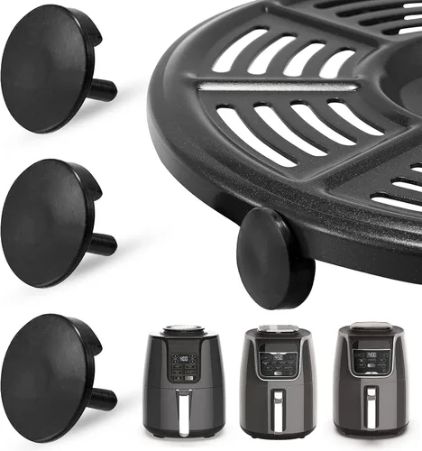 Miniatura 8 de Parachoques de goma para freidora de aire, 4 piezas de repuesto para freidora de aire, puntas de goma, goma de silicona, pestañas de goma