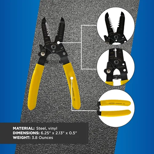 Miniatura 3 de Miller 721 Pelacables y cortador para técnicos profesionales, electricistas e instaladores, herramienta fácilmente portátil, 3.8 onzas
