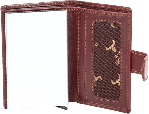 Miniatura 2 de WILD HOOK Cartera con tarjetero para hombre, cartera con tarjetero para hombre, tarjetero RFID, cartera unisex, billetera inteligente, cartera