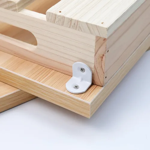 Miniatura 5 de Soporte de esquina de 0.75 pulgadas en L, soportes de ángulo recto de 90 grados, soportes de acero inoxidable para muebles de madera, mesas, sillas