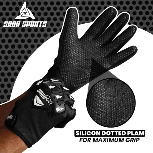 Miniatura 6 de SAGA SPORTS Guantes de bicicleta para niños para futuros campeones. Guantes de motocross con la máxima protección. Guantes esenciales para motocross