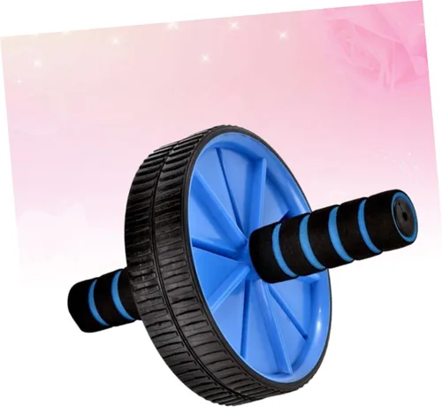 Miniatura 6 de Rodillo de ejercicio abdominal, equipo silencioso de doble rueda para hombres y mujeres, entrenador de abdomen para entrenamiento de gimnasio