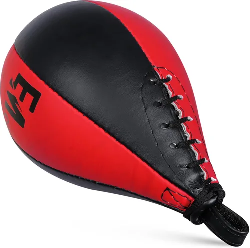 Miniatura 4 de Boxing Speed Bag - Saco de boxeo de velocidad con giro resistente, bolsas de boxeo de cuero duraderas ideales para entrenamiento de reflejos, pelota