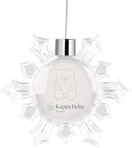 Miniatura 18 de Kappa Delta Sorority - Adorno para árbol de Navidad, diseño de copo de nieve, decoración para fiesta de árbol, hogar, vacaciones (Kappa Delta #10)