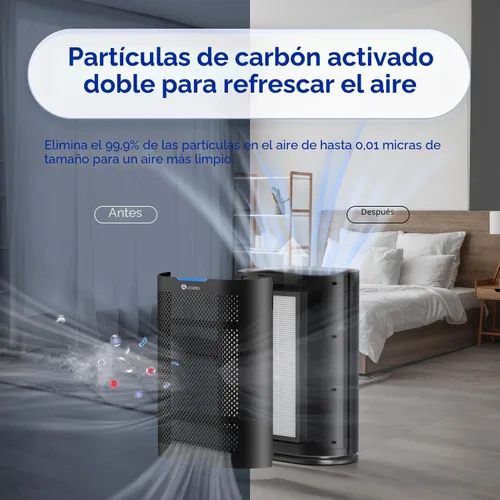 Miniatura 4 de Purificadores de aire para el hogar, habitación grande, cobertura de 2,100 pies cuadrados, purificador de aire para el hogar con monitor de calidad