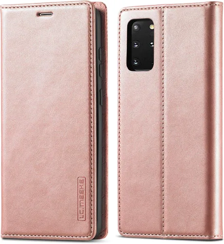 QLTYPRI Funda tipo cartera con ranura para tarjeta para Samsung Galaxy S20, Classic Matte Vintage PU Leather Kickstand Cierre magnético a prueba de