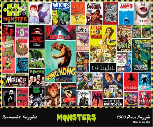 Miniatura 9 de Rompecabezas de Libros Prohibidos de Re-Marks, Rompecabezas de 1000 Piezas para Todas las Edades