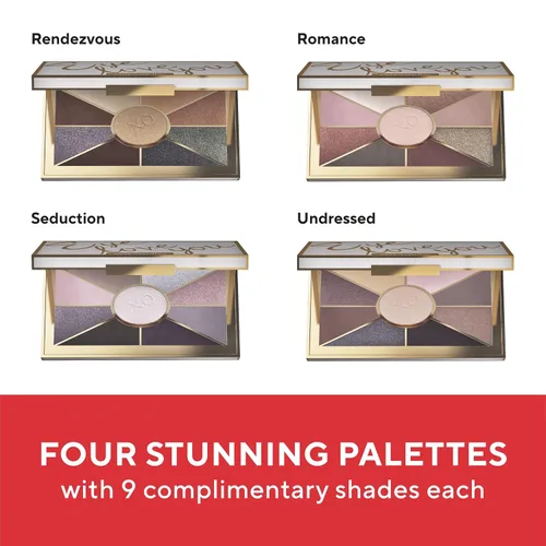 Miniatura 5 de Mirabella Eye Love You Paleta de sombras de ojos con brillo neutral - Paleta de maquillaje con polvos prensados ultra pigmentados, tonos de sombra