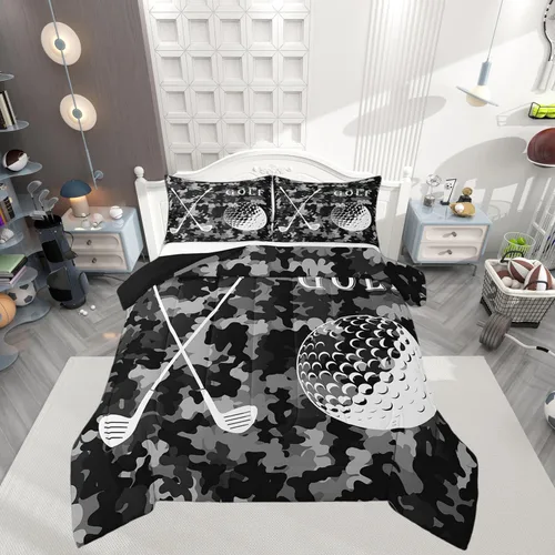 Miniatura 14 de Castle Fairy Juego de edredón de vaquero occidental, tamaño matrimonial, juego de ropa de cama de estilo bohemio con estampado de leopardo, rayo