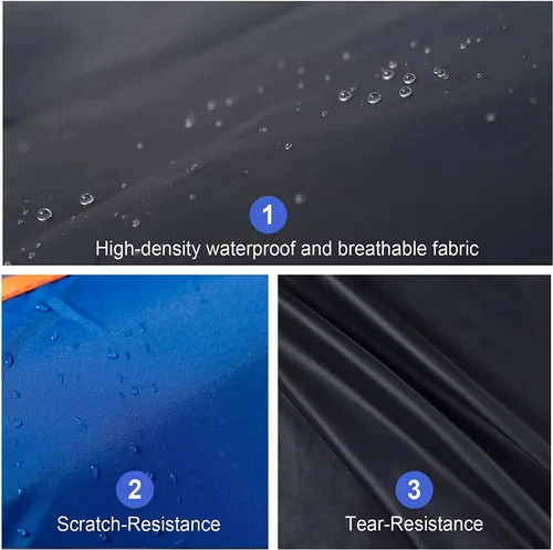 Miniatura 2 de Funda impermeable para cupé deportivo, impermeable, para todo tipo de clima, ajuste universal