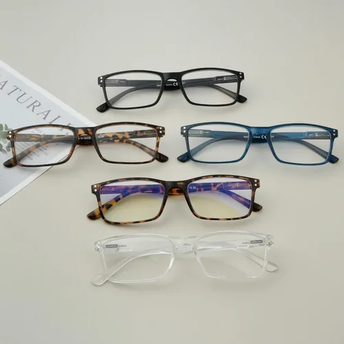 Miniatura 2 de Eyekepper Paquete de 5 lentes de lectura elegantes con bisagras de resorte de calidad para hombres y mujeres +0.00