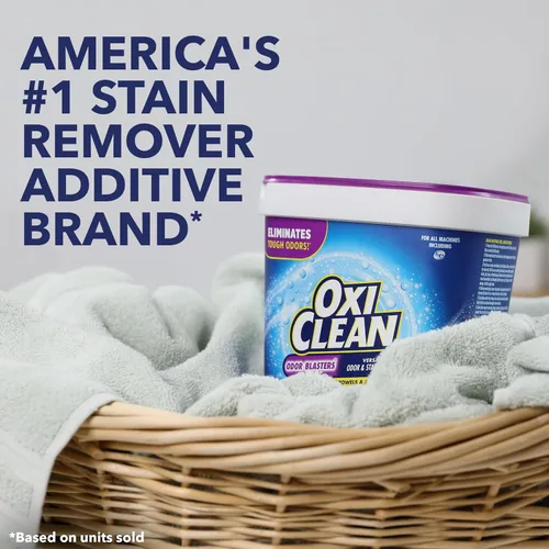 Miniatura 8 de OxiClean Odor Blasters - Polvo versátil para quitar manchas de olores y lavandería, 5 libras