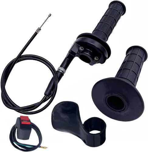 Auto-Moto Twist - Juego de empuñaduras de carcasa de cable de acelerador para mini bicicleta, Pit Bike Dirt Bike MOTOVOX MBX10 MBX11 y Warrior MB165
