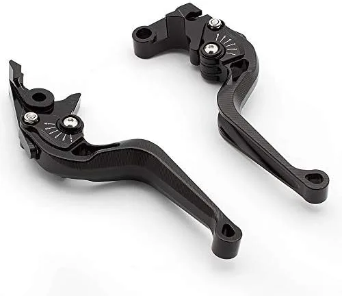 Miniatura 3 de Juego de palancas de embrague de freno ajustables cortas de aluminio CNC para motocicleta compatible con BENELLI TNT 125 135 TNT125 TNT135 2016 2017