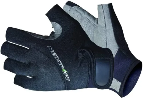NeoSport Wetsuits guante de 34 de dedo de neopreno de 1.5 mm, color negro, para buceo y esquí acuático