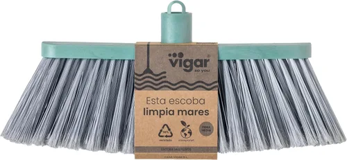 Miniatura 2 de VIGAR Escoba Media, Turquesa, Gris