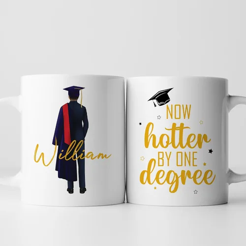 Miniatura 15 de Taza de graduación personalizada, información nutricional para graduados, clase de 2024, regalo de graduación para hombres y hombres, escuela