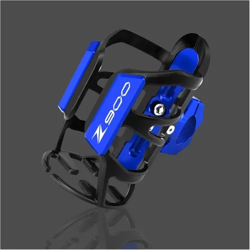 Miniatura 12 de Z - Accesorios CNC para motocicleta Kawasaki Z750 Z900 Z750R/750S ajustable para botella de agua de bebidas soporte X (color Z750 negro)