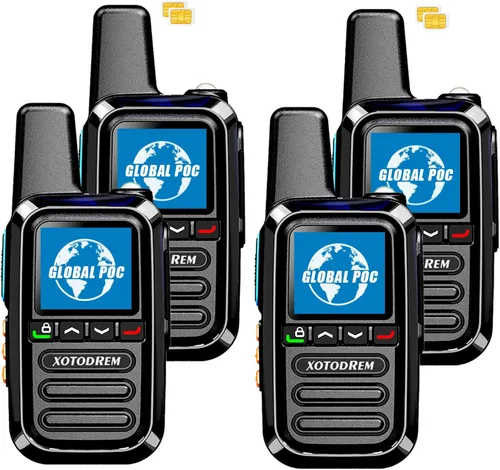 Miniatura 13 de Walkie Talkies gratuitos de por vida global Rango ilimitado 4G LTE PoC (Push-to-Talk Over Cellular) Radios nacionales PTT bidireccionales de larga