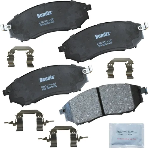 Miniatura 243 de Pastillas de freno delanteras cerámicas Bendix Priority1 CFC2302 para Hyundai Elantra 2021, Sonata 2022-2020, Kia K5 2023-2021