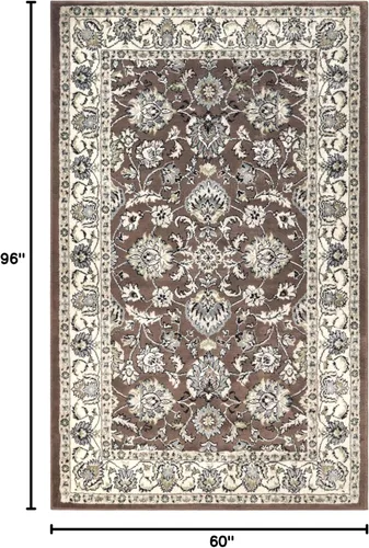 Miniatura 2 de Superior - Tapete elegante - Colección Lille., Polipropileno, Marrón