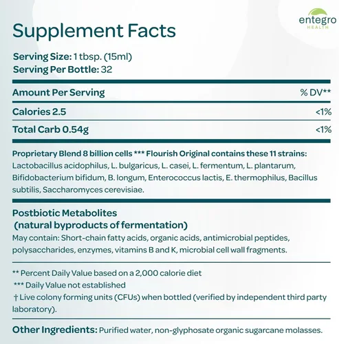 Miniatura 9 de Flourish Original Living - Suplemento probiótico (vidrio) Salud intestinal Salud digestiva Sin OMG Vegano Sin alérgenos Probióticos
