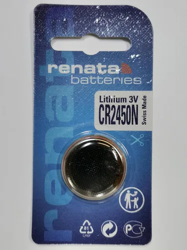 Miniatura 2 de 2 baterías de reloj Renata CR2450N 540mAh 3V de litio de celda de moneda
