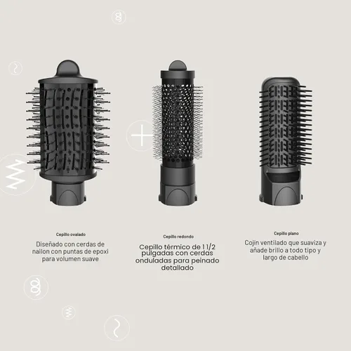 Miniatura 4 de Conair The Curl Collective Kit de Peinado 3 en 1, 3 Accesorios de Cepillo Intercambiables para Crear tu Peinado Perfecto