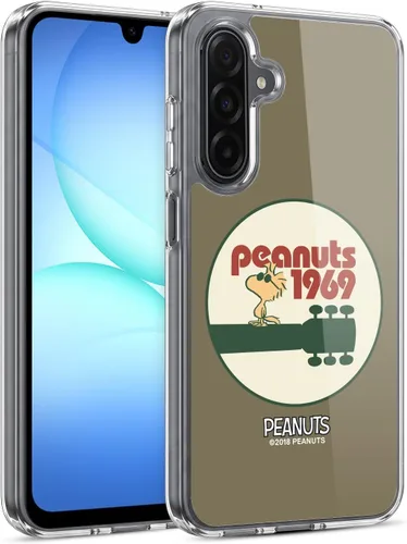 Miniatura 261 de Head Case Designs Funda de gel Woodstock 50th con licencia oficial de Peanuts Snoopy Guitar 1969 [protección de grado militar] compatible