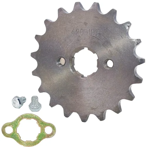 Miniatura 16 de Piñón delantero para motocicleta de 420-10T-0.669 in, se adapta a 50cc 70cc 90cc 110cc 125cc 140cc 160cc Dirt Pit Bike Mini Bike ATV Quad Wheeler