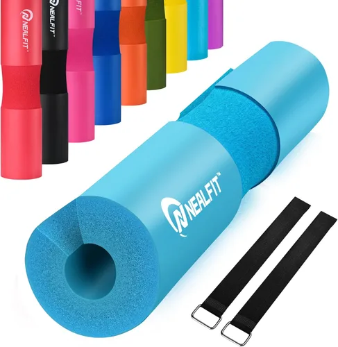 Miniatura 17 de NEALFIT Almohadilla para Barra de Pesos para Sentadillas—Almohadilla para Barra de Pesos—Ideal para Levantamiento de Pesas, Estocadas y Empujes