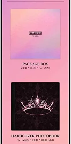 Miniatura 3 de Blackpink 1er álbum completo The Album (versión 4) (incluye juego de tarjeta fotográfica transparente Blackpink)