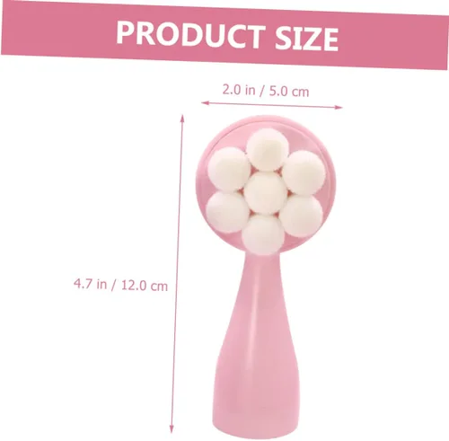 Miniatura 8 de FOMIYES Cepillo facial portátil, limpiador facial de silicona 3D para uso seco y húmedo, cepillo de exfoliación suave, ideal para pieles sensibles