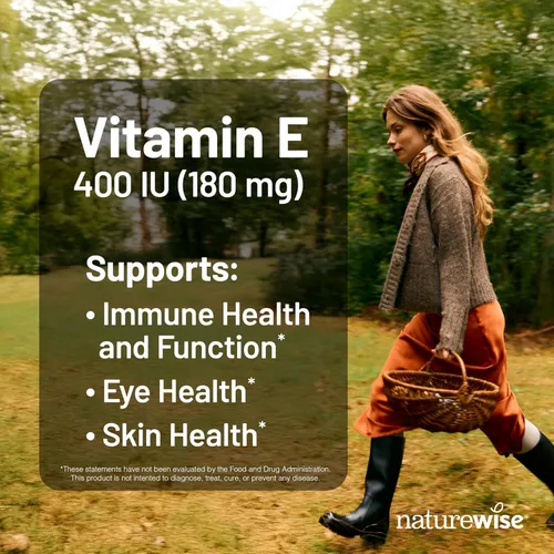 Miniatura 3 de NatureWise Aceite de pescado Omega 3 extra fuerte 1000 mg 60 unidades + vitamina E 400 UI (180 mg DL-alfa) 60 unidades - Paquete para apoyo