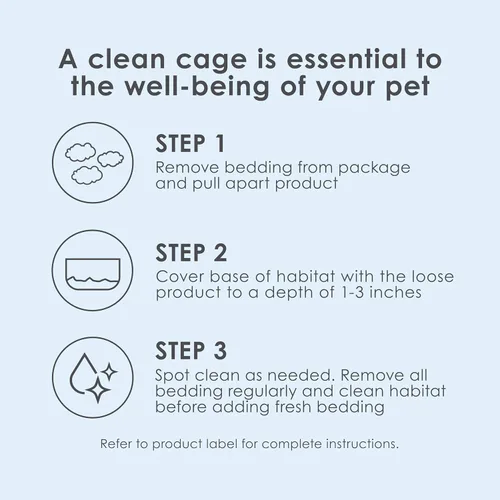 Miniatura 5 de Kaytee Clean & Cozy - Ropa de cama de papel blanco, hecha para animales pequeños, 100 litros, paquete de 2