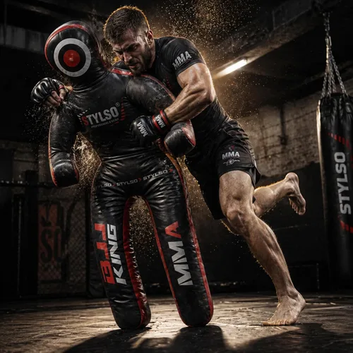 Miniatura 7 de Maniquí de agarre sin relleno – Maniquí de entrenamiento de lucha de tamaño real para adultos y BJJ, MMA Jiu Jitsu Judo Takedown y práctica de Negro