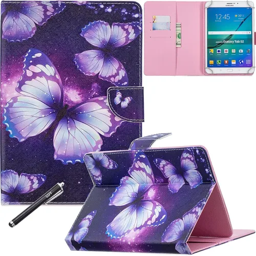 Miniatura 12 de NewShine - Funda universal para tablet de 7.9 a 8.5 pulgadas, funda de piel sintética para iPad mini 1/2/3/4, Galaxy Tab 3/4/Note 8.0, Amazon Kindle