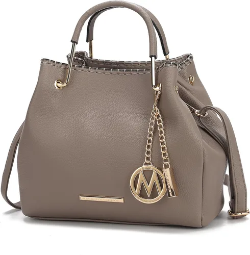 Miniatura 10 de MKF Collection Mia K - Bolso de mano para mujer, de piel vegana, con asa superior, bolso de mano
