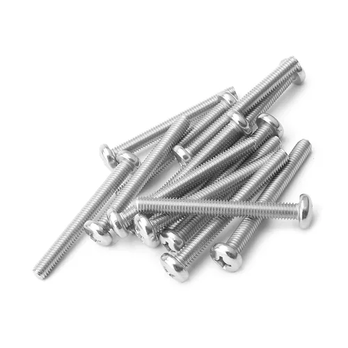 Miniatura 69 de MroMax 5 tornillos de máquina Phillips de cabeza plana M8 x 0.984 in, acero inoxidable 304 18-8, rosca completa, tornillos de cabeza cruzada gris