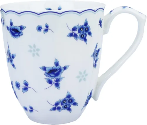 Miniatura 14 de Tazas de Café Lindas de 14oz para Mujeres Tazas Lindas Porcelana de Hueso Taza de Café Floral Tazas de Té para Mamá Mujeres Regalos de Cumpleaños