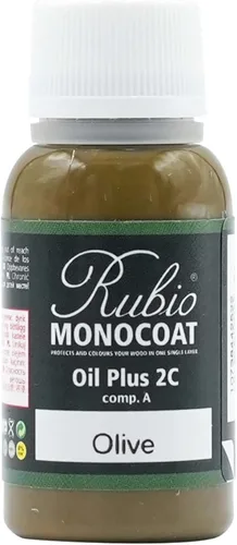 Miniatura 10 de Rubio Monocoat Muestra de Acabado de Aceite para Madera - Puro Aceite Plus Parte A Aceite de Linaza de Secado Rápido y Ecológico para Uso Pure