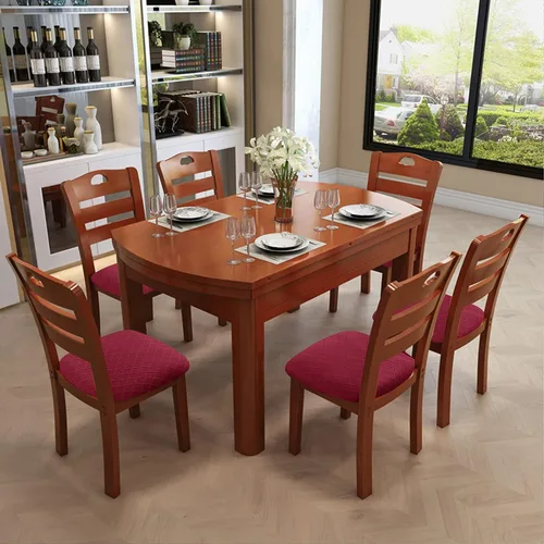 Miniatura 2 de Genina Fundas de asiento impermeables para sillas de comedor, fundas para sillas de comedor, fundas para sillas de cocina (rojo vino, 4 piezas)
