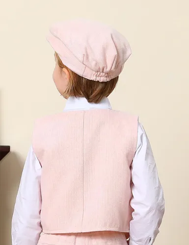 Miniatura 3 de A&J DESIGN Boina de tweed vintage para bebé niño